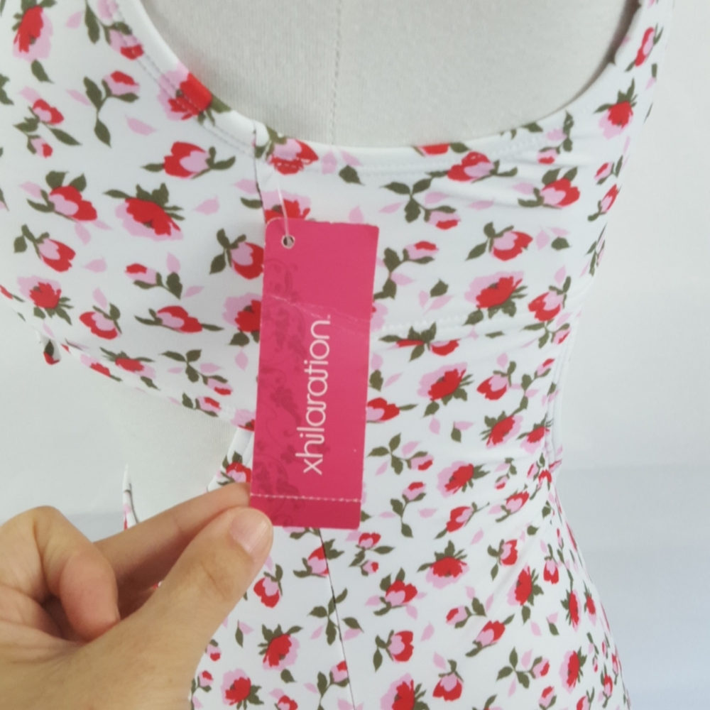 Junior Cinch Front Cut Out One Piece Swimsuit - Picture 8 of 14